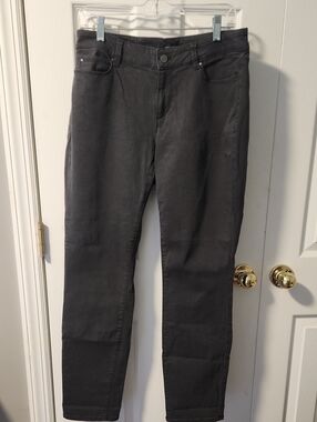 Ann Taylor Women's Skinny Curvy Fit Jeans - Charcoal Gray